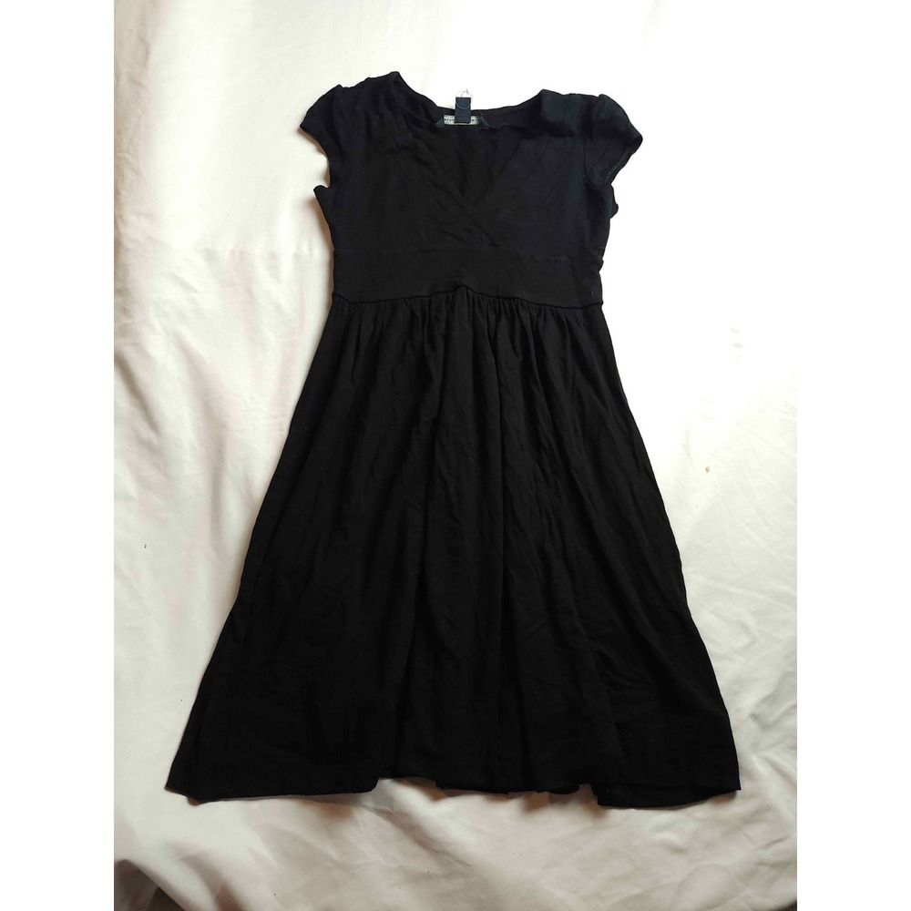 Banana Republic Dress XS Black Minimalist Classic Quiet Luxury Elevated Basics